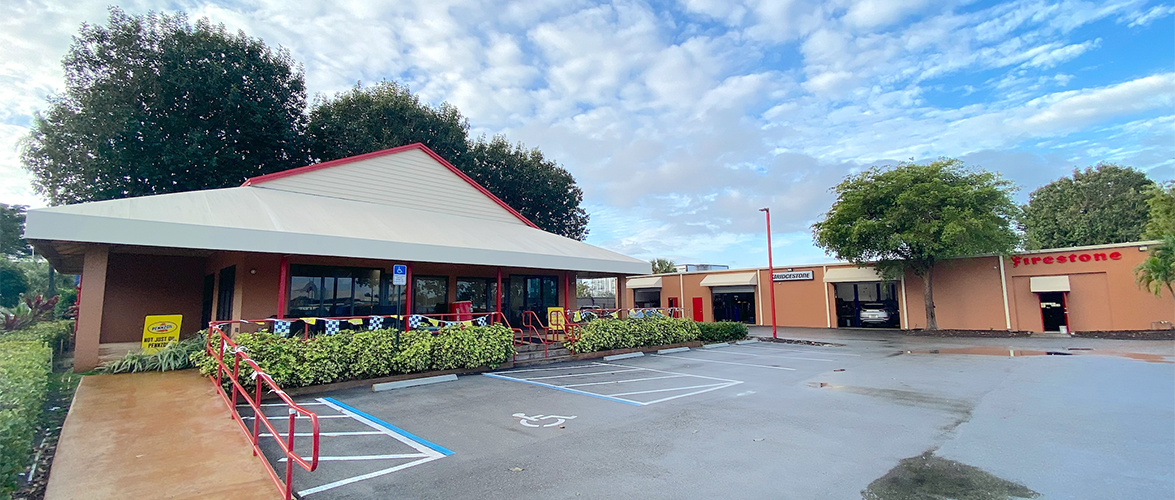 Inside the Delray Tire and Auto shop